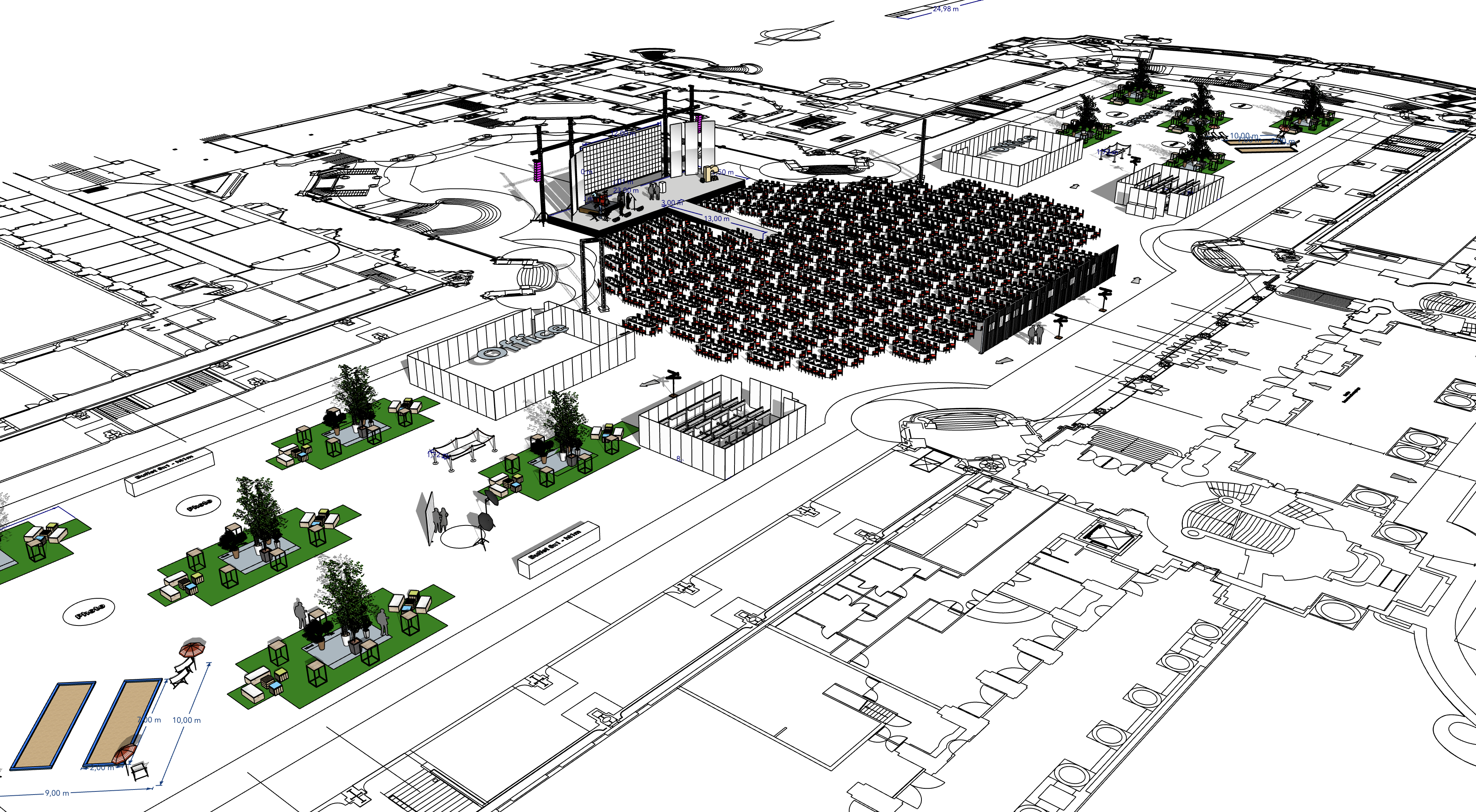 Plan d'implantation 3D